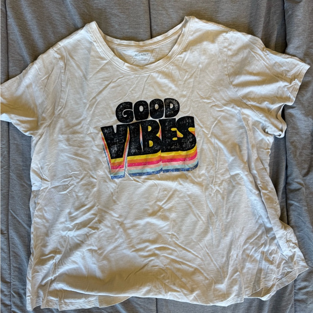 Old Navy Tan Crewneck Tee